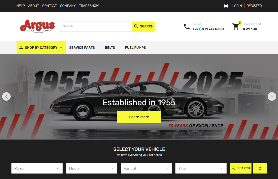 Argus Motoring | Auto Spares In Benoni | Auto Spares & Accessories